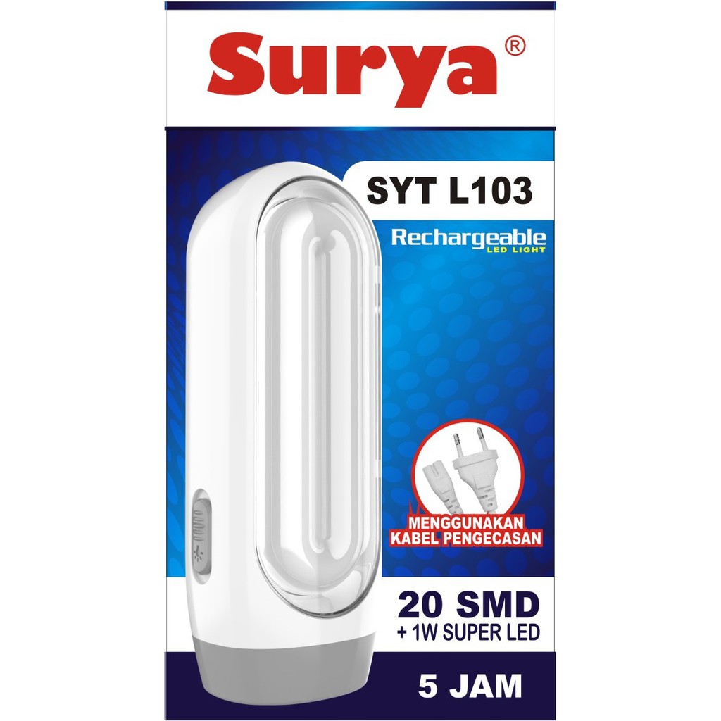 Senter lampu Surya SYT L103 (Ver Baru SYT L101) with SuperLED