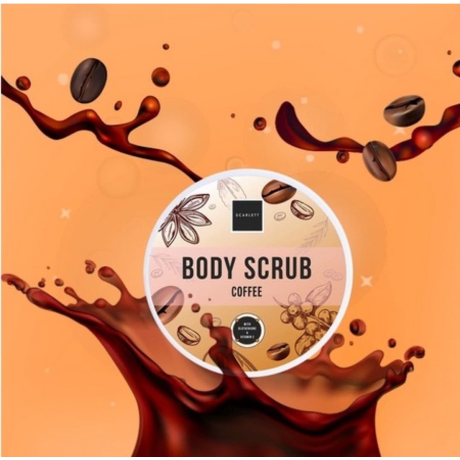 SCARLETT WHITENING LULUR COFFEE BODY SCRUB COFFEE