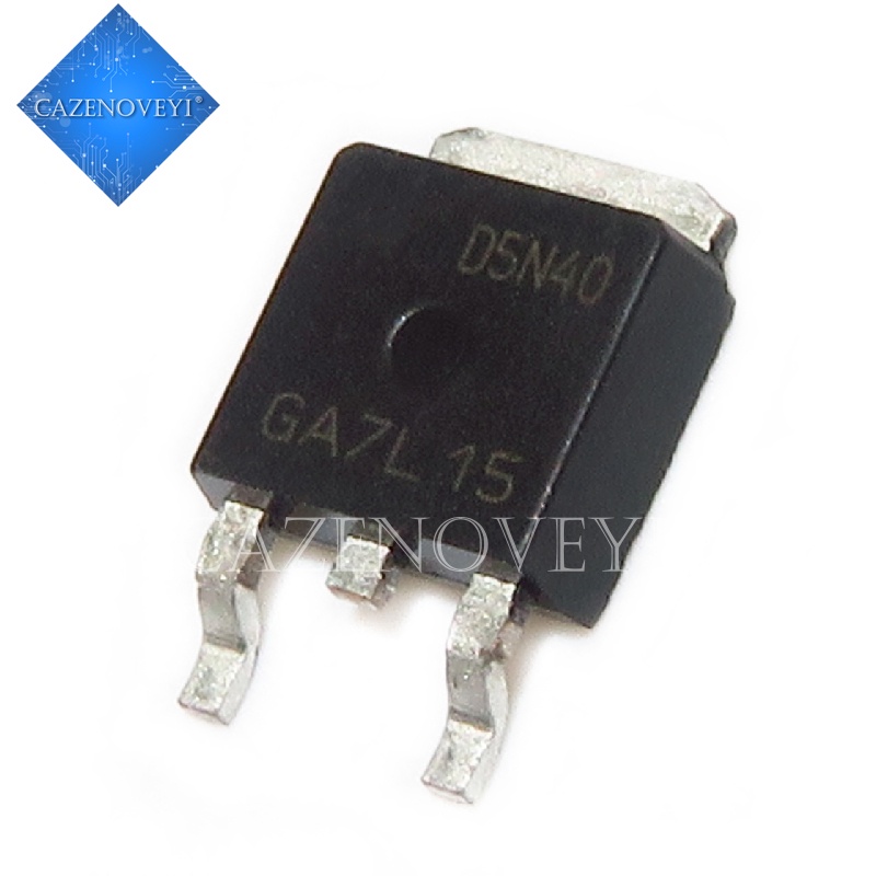 10pcs Ic Aod5N40 D5N40 Fqd5N40 To-252 5a 400v