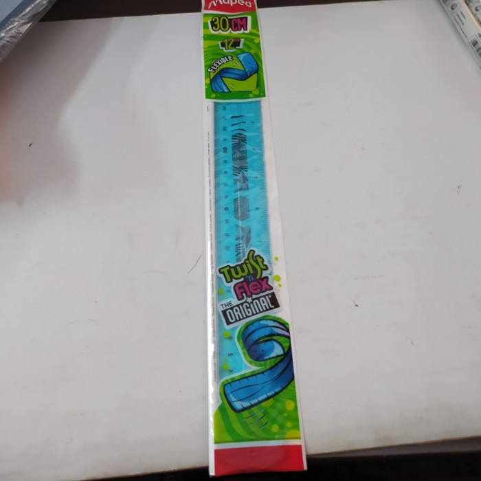 

Hemat Penggaris Maped 30Cm Flexible Twist Flex The Original(Lentur Tdk Patah Hemat