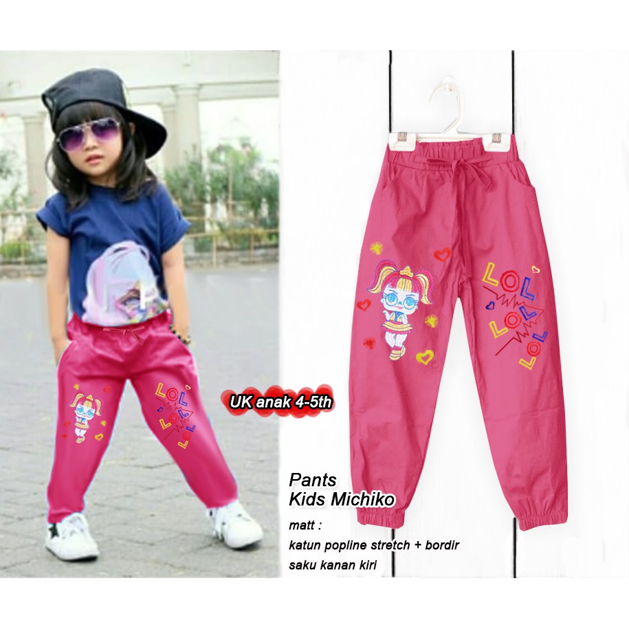 CGF 45772 PANTS KIDS MICHIKO Fashion Celana Panjang ANAK Model Terbaru,Terkini,Termurah dan Terlaris