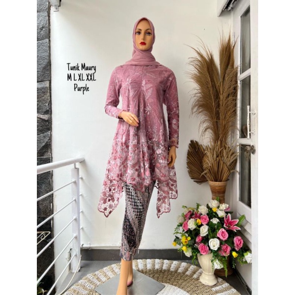 READY TUNIK MAURY // KEBAYA MODERN // BAJU PESTA // BAJU WISUDA // By Jannah Kebaya