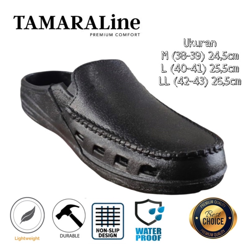 Sandal Sepatu Karet Pria Anti Licin Premium Murah Promo TamaraLine 186