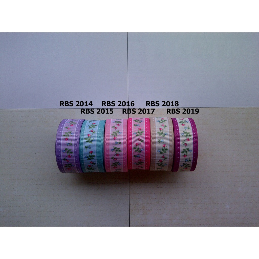 

[10 YARD] PITA GROSGRAIN MOTIF BUNGA SALE RBS 2014,2015,2016,2017,2018,2019