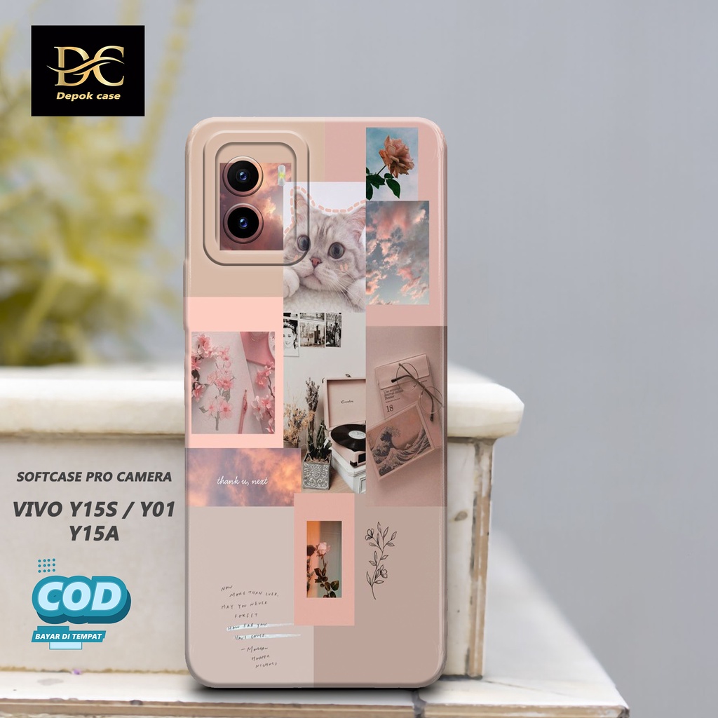 Case Vivo Y15s / Y01 / Y15A Terbaru - Fashion Case AESTHETIC - Casing Hp Vivo Y15s / Y01 / Y15A Terb