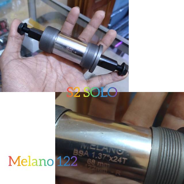 As bottom bracket BB kotak 110 113 118 122 127 pacific Melano unicycle araya