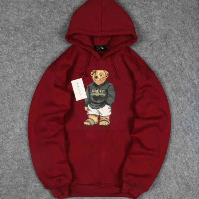 teddy bear gucci hoodie