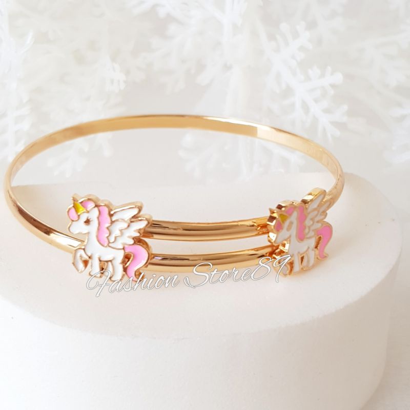 Gelang Bangle Anak  Free Size  impor Perhiasan lapis emas 18K xuping Murah berkualitas