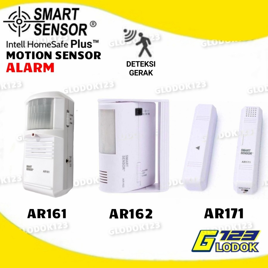 Sensor Gerak Suara Alarm Anti Maling Infrared Pintu Jendela