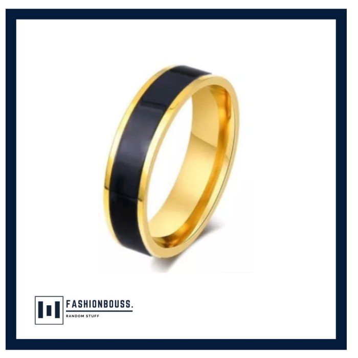 pria-cincin- cincin emas hitam / cincin titanium / cincin emas pria wanita -cincin-pria.