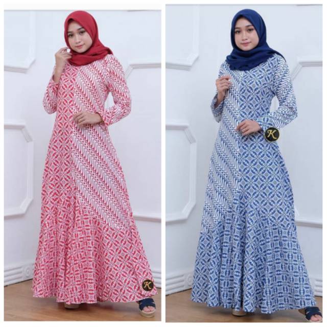 Wilona Dress Gamis silk premium