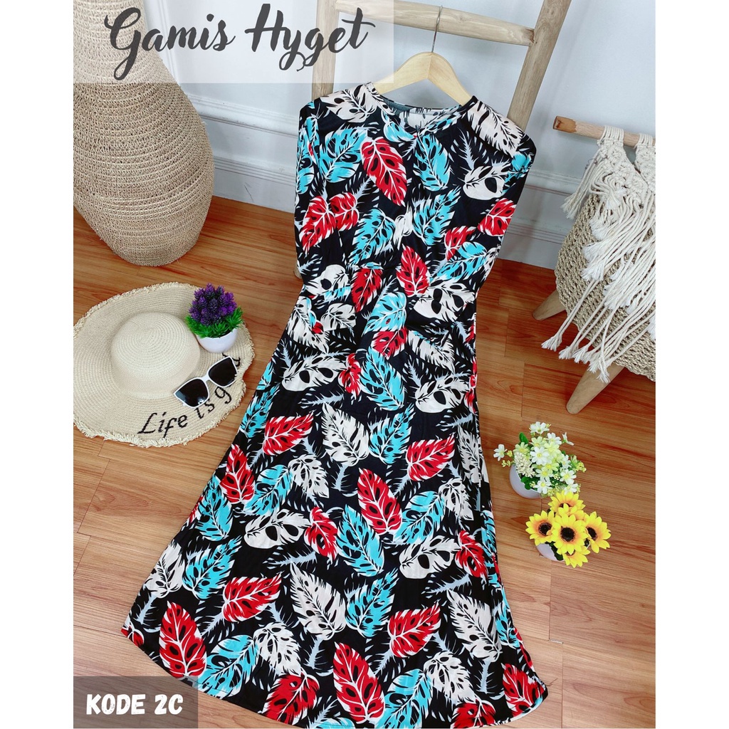 Gamis Hyget Busui Lanjutan Katalog Gamis Murah Gamis Hyget Gamis 30ribuan AH-GAMIS HYGET kode 2C