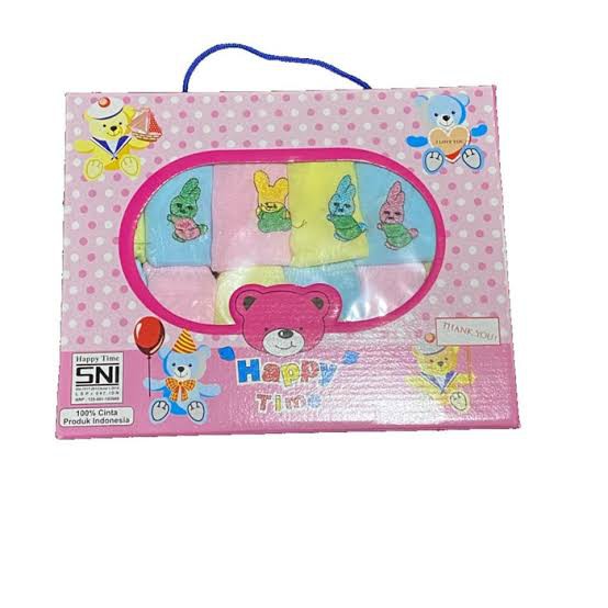 12 Pcs Celana Pop Bayi Happy Time SNI Kemasan Dus - 1 Lusin Celana Bayi Pop Murah