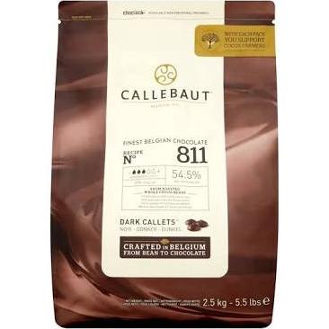 

PROMO Callebaut chocolate dark 54% 2.5kg bag MURAH