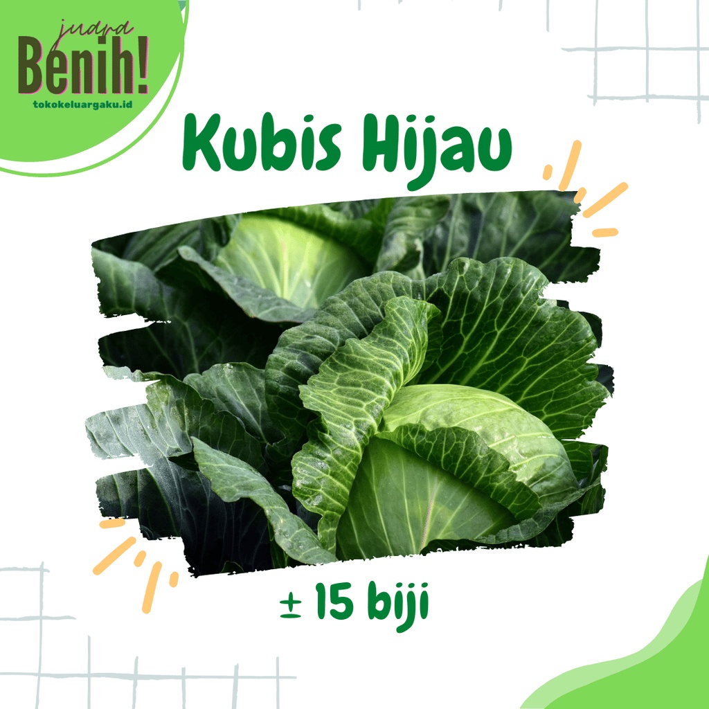 Jual 15 Biji Benih Kol Kubis Hijau F1 Sehati Sayuran Dataran Rendah Cap Panah Merah Bibit Tanaman Sa