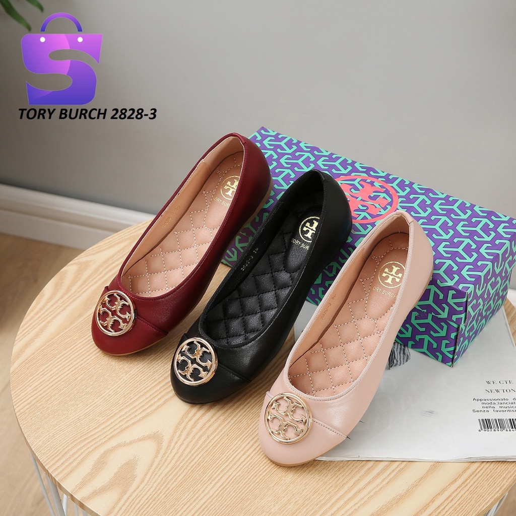 SEPATU WANITA FLAT SHOES KULIT 2828-3