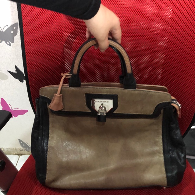 PRELOVED DONINI | TAS DONINI | TAS COKLAT | TAS KERJA | TAS BRANDED MURAH | TAS BRANDED | TAS MURAH