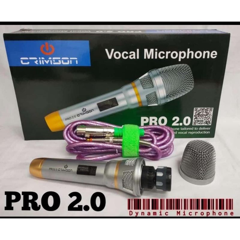 MIC KABEL CRIMSON PRO 2.0 ORIGINAL MICROPHONE CABLE MIK