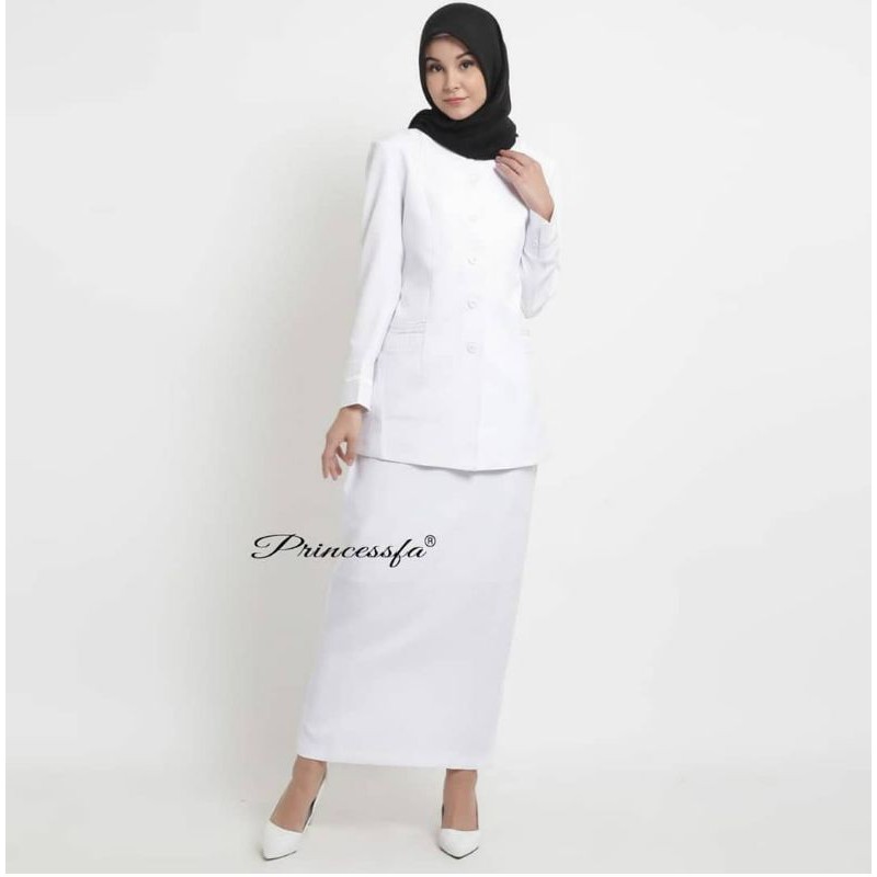 SERAGAM PRINCESSFA / BLAZER / SET PUTIH BIDAN PERAWAT