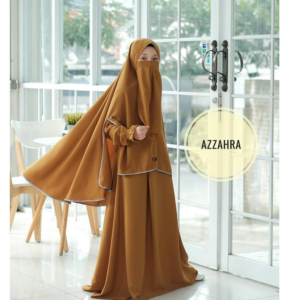 [PROMO 7BZ65] Azzahra Syari + Jilbab Free Cadar 8-10 Tahun Gamis Anak Perempuan 2020 / Gamis Murah K
