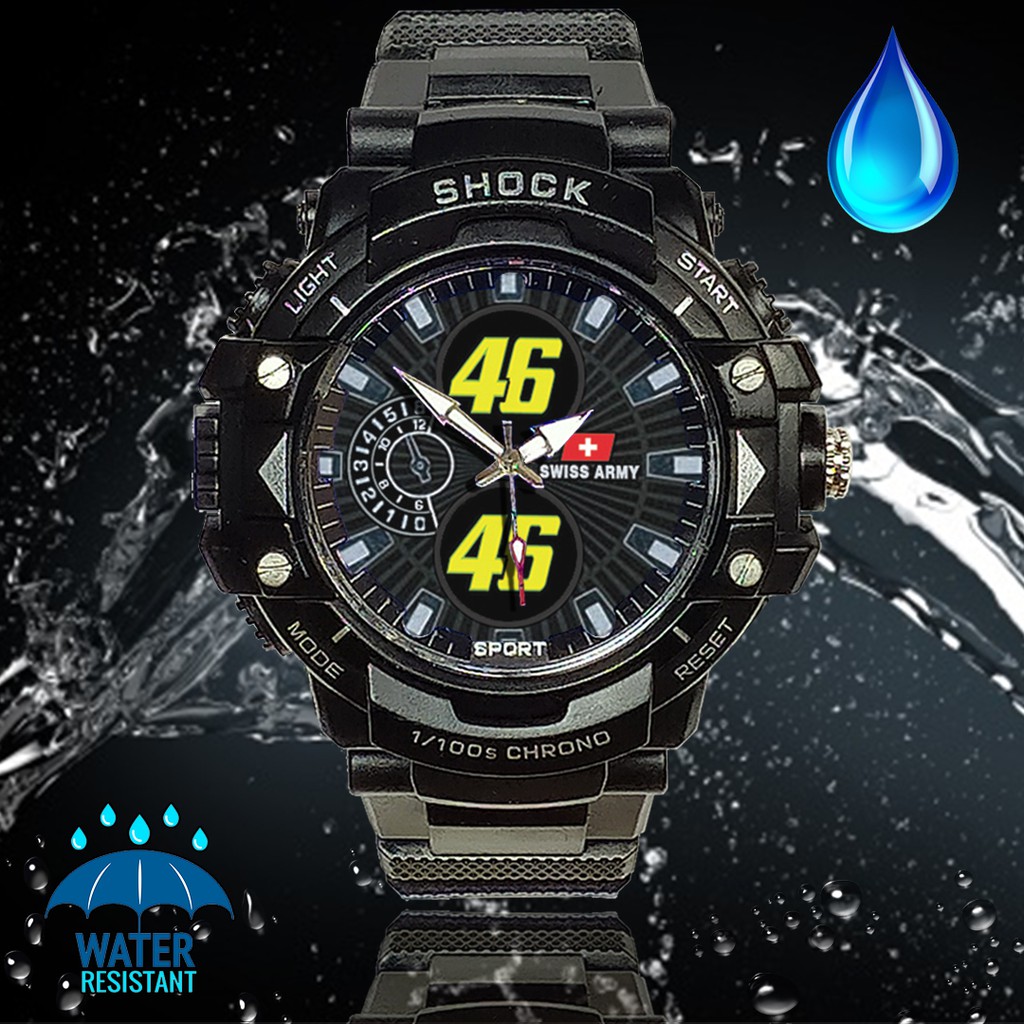 (JOS GANDOS BOS) Jam Tangan 46 . VALENTINO ROSSI (Exclusive)