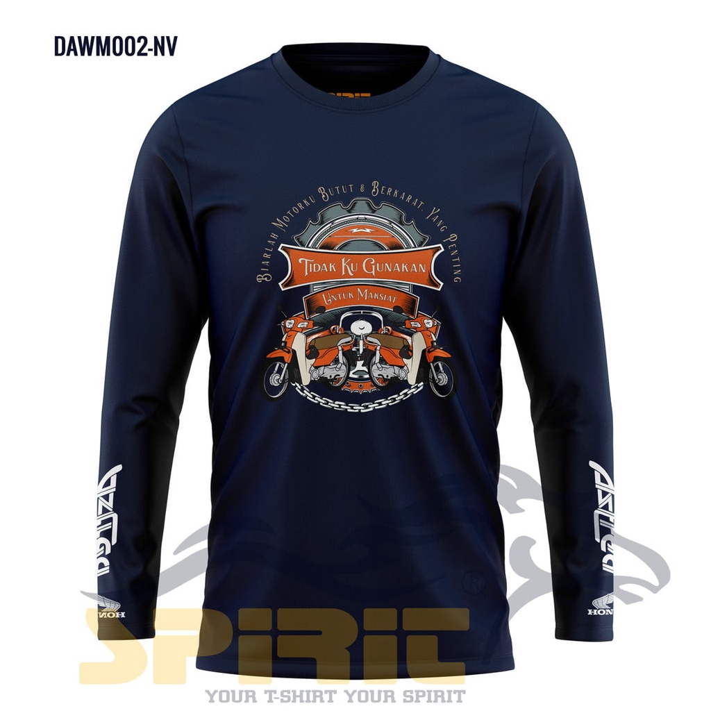 kaos honda astrea prima lengan panjang grand astrea legenda motor classic terbaru keren murah katun 