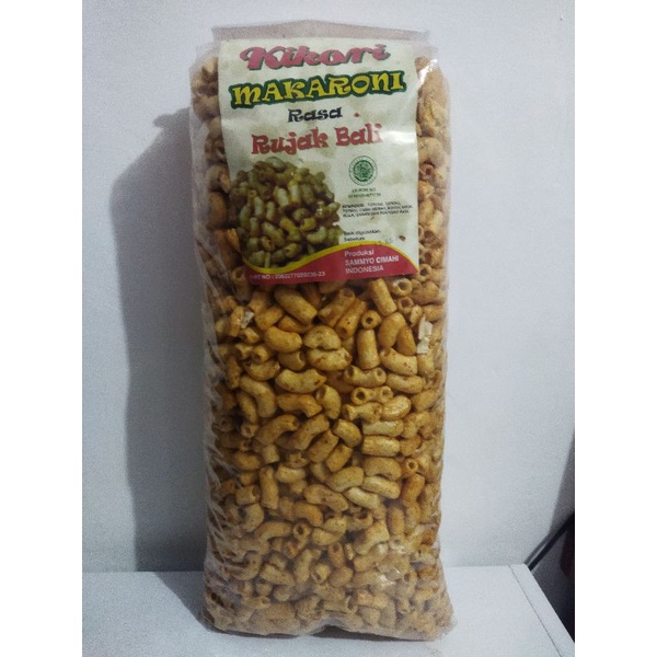 

Jualania - Makaroni Rujak Bali Pedas Manis Balado 250 gram 1/4 kg / Snack Cemilan Kiloan