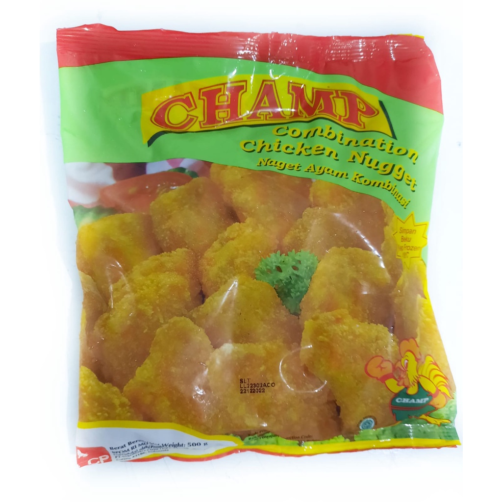

Champ PREMIUM Chicken Nugget Naget Ayam 500 gram