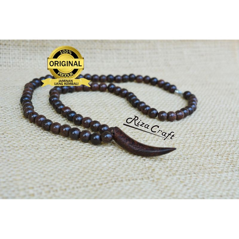 kalung liontin kayu galih asem original