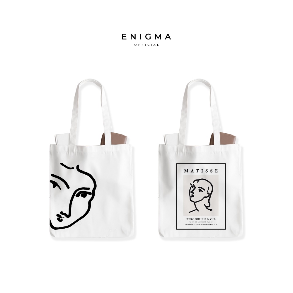 TERBARU TOTEBAG KANVAS AESTHETICS ORIGINAL ENIGMA OFFICIAL TOTEBAG WANITA TAS TOTE BAG