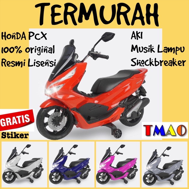 Jual Motor Aki Anak HONDA PCX NMAX PMB 988 588 M988 M588 Mainan Anak