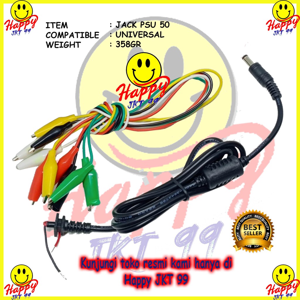 [ HAPPY JKT 99 ] UNIVERSAL DC JACK PSU POWER LAPTOP 50PCS