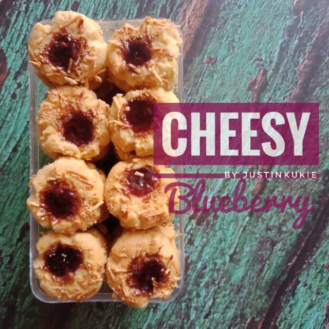 

Cheesy Blueberry Cookies kemasan 350gr