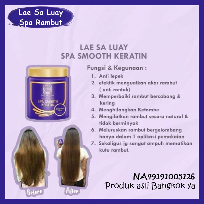 LAE SA LUAY HAIR CARE SERIES ( MASKER RAMBUT / SHAMPOO )