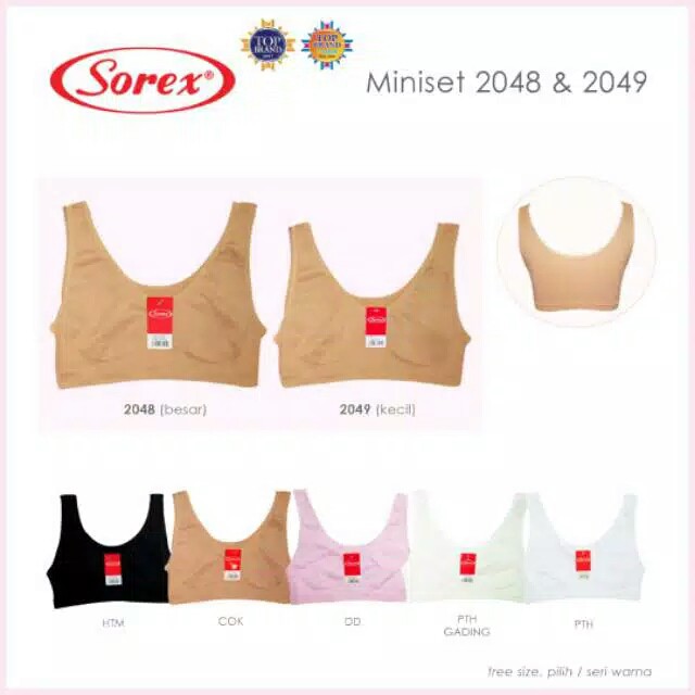 Miniset Sorex 2049 Rajut Polos | Miniset Tali Lebar |tcx