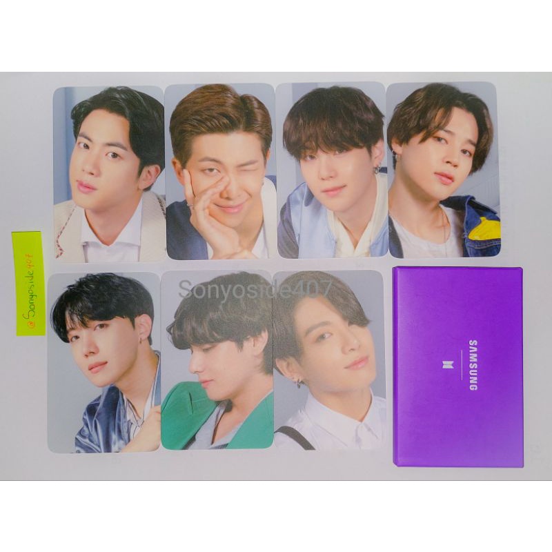 BTS x Samsung Galaxy Photocard Official // PC BTS X Samsung Official