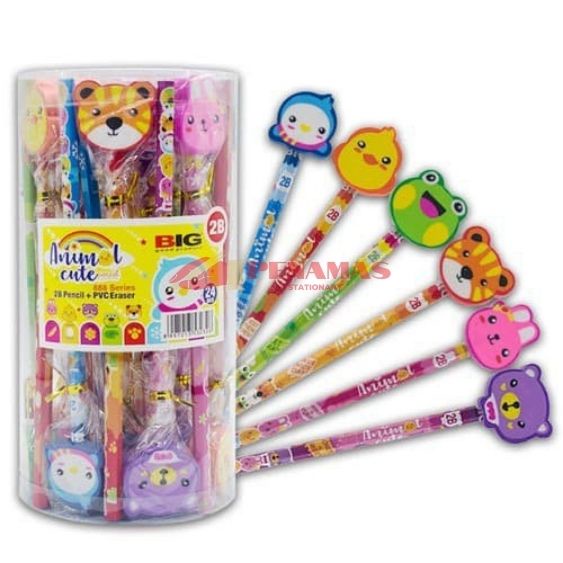 

[PENAMAS] PENCIL / PENSIL 2B KARAKTER + PENGHAPUS / 1PCS