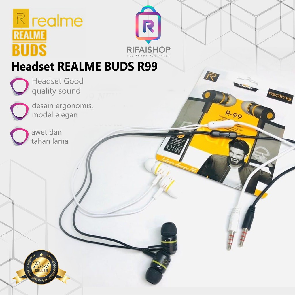 Headset/Handsfree REALME R99 Music Earphone Feel The Real Bass