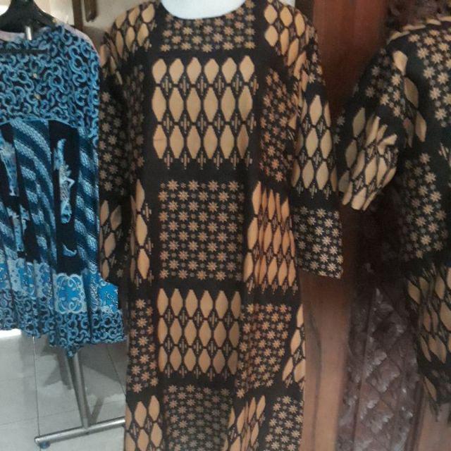 Baju Batik Couple Atasan Batik Couple Lawasan Coklat