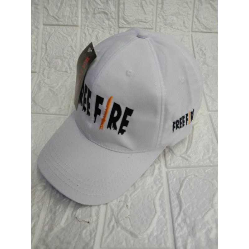 Topi Baseball Anak Bordir Freefire/ Topi ff Topi Gamers terbaru dan termurah