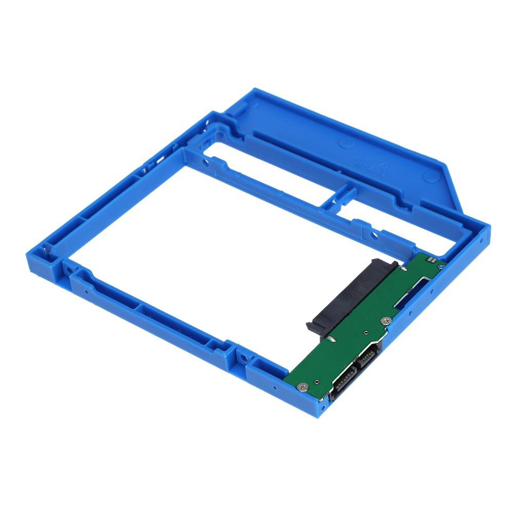 Laptop SATA3 2nd HDD Caddy Universal 9mm CD DVD Optical Bay Hard Drive Adapter To 2.5inch SATA SSD