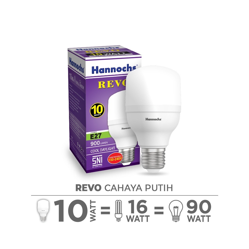 Hannochs Lampu LED Capsule Revo 10 Watt - Cahaya Putih