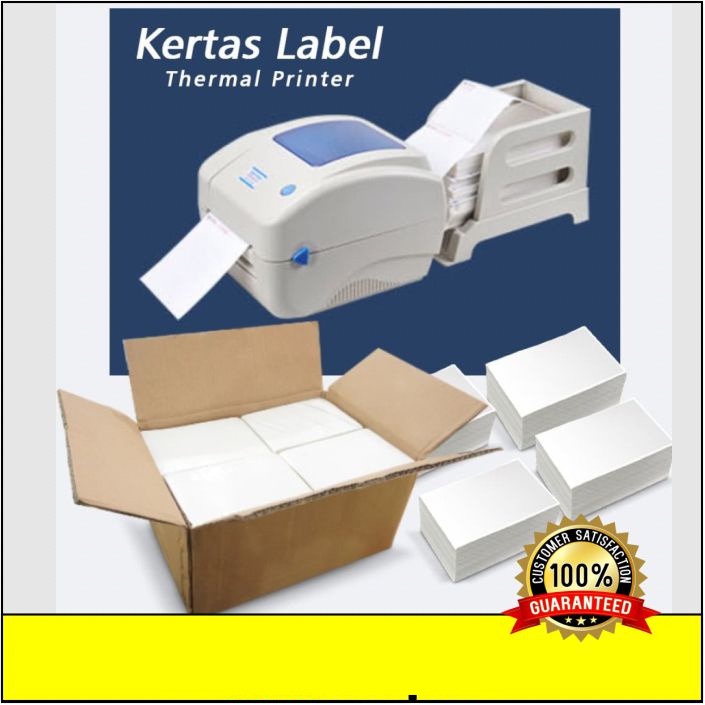 TTSHOPSOLO - Label Sticker  Thermal/Printer Barcode 100x150 - isi 500 Lembar