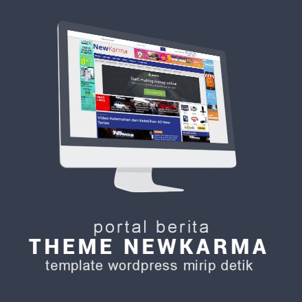 Theme WordPress Berita NewKarma (Mirip Detik) Original Lifetime