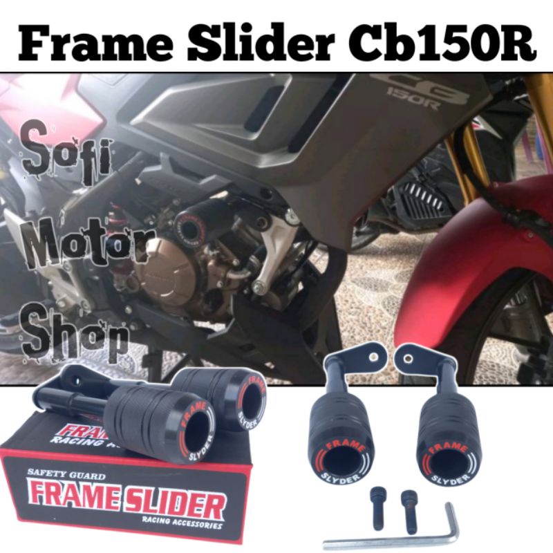 Frame slider engin guard pelindung body motor cb150r dan cb150x