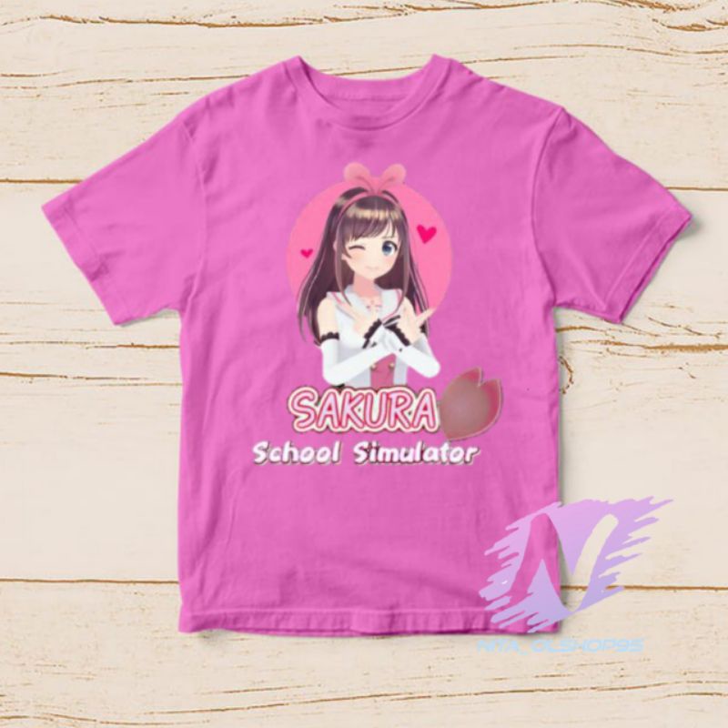 kaos sakura school simulator love terbaru kaos anak