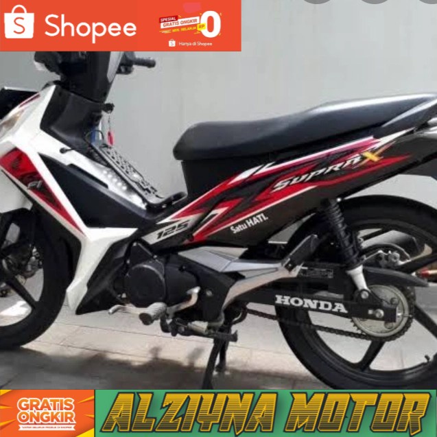 Batok belakang Supra X 125 F1 silver