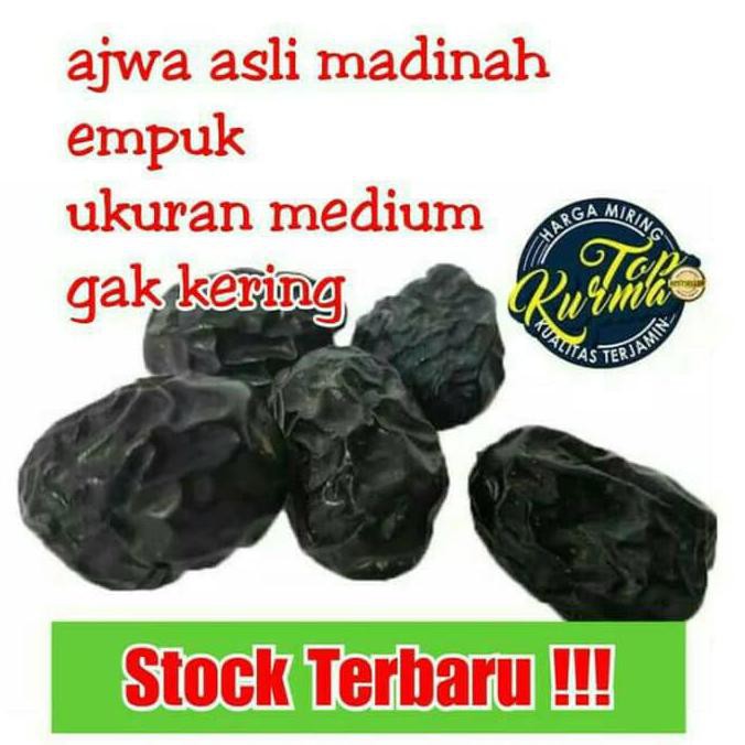 

Kualitas Terbaik Kurma Ajwa Nabi Rosul 250 Gr Oleh Oleh Haji Umroh
