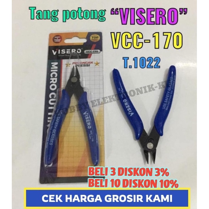 TOOLS TANG POTONG VISERO VCC-170 BIRU