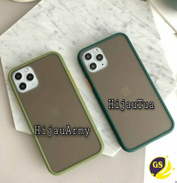 BUMPER Matte Doff Case Matte Dove Phone Colored IPHONE 6 6G 7 8 Plus SE  X XR XS MAX 11 12 Pro Max 12 Mini